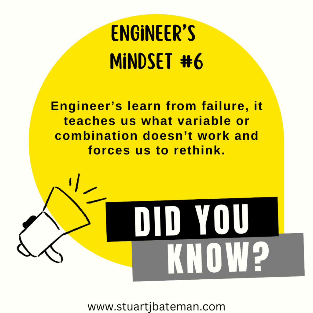 Engineer's Mindset - failure