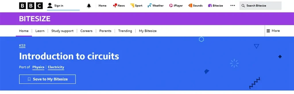Electrical circuit - BBC bitesize