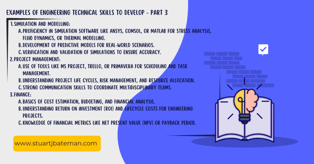 Examples of engineering technical skills to develop_Part 3