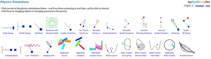 Free Mechanical engineering websites - MyPhysicsLab