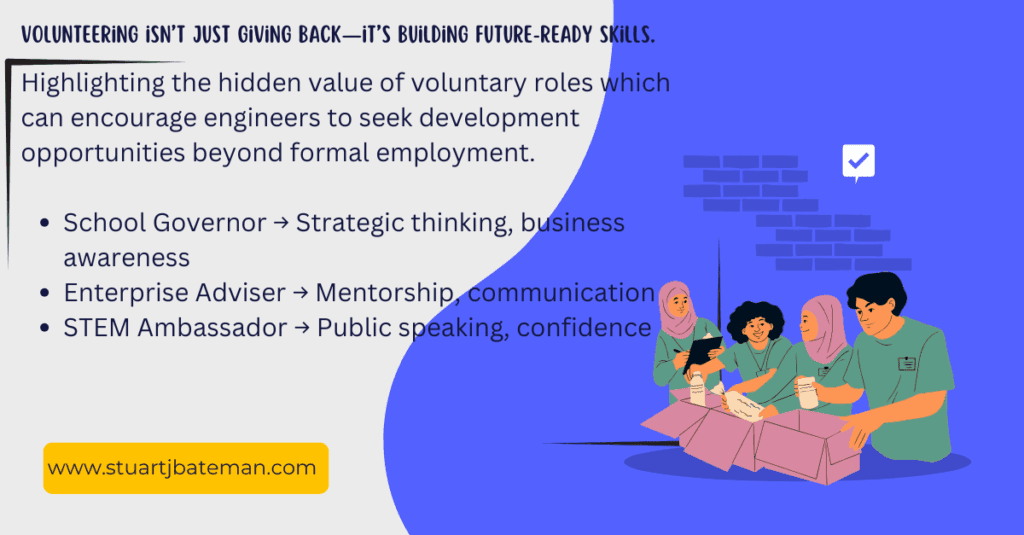 engineering career journey - volunteering