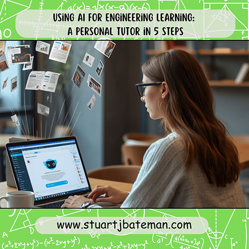 Using AI for Engineering Learning A Personal Tutor in 5 Steps Using AI for Engineering learning, how this can benefit engineers today and for the future.